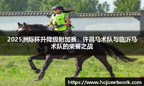 2025洲际杯升降级附加赛：许昌马术队与临沂马术队的荣誉之战